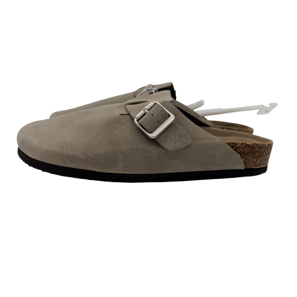 Universal Thread Shoes Womens Size 11 Taupe Betsy Clog Sandals Comfort Slip On
